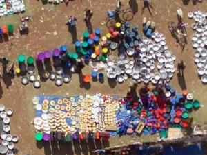 mercatino in Tanzania